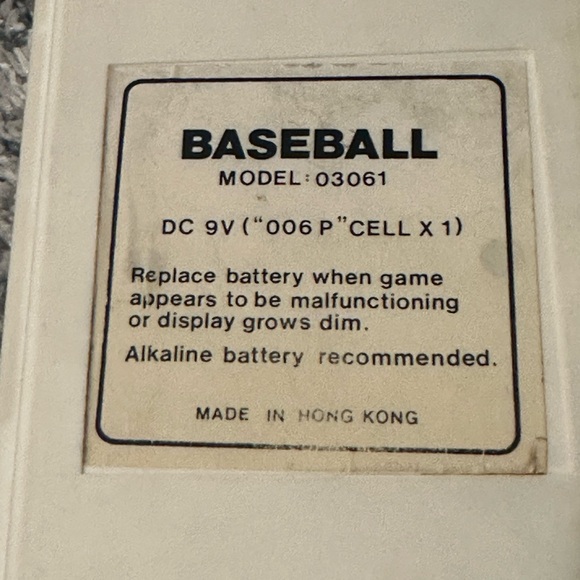 1979 Conic Electronic Baseball handheld game - Picture 8 of 8